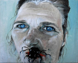 Silence 2020, olio su tela, 20x25 cm